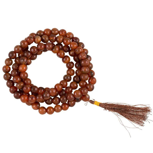 Mala Karneol, 108 Perlen