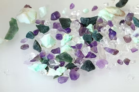 "Jungfrau" - quintESSENCE Edelstein-STERNZEICHEN-Stab zur Trinkwasser-Energetisierung