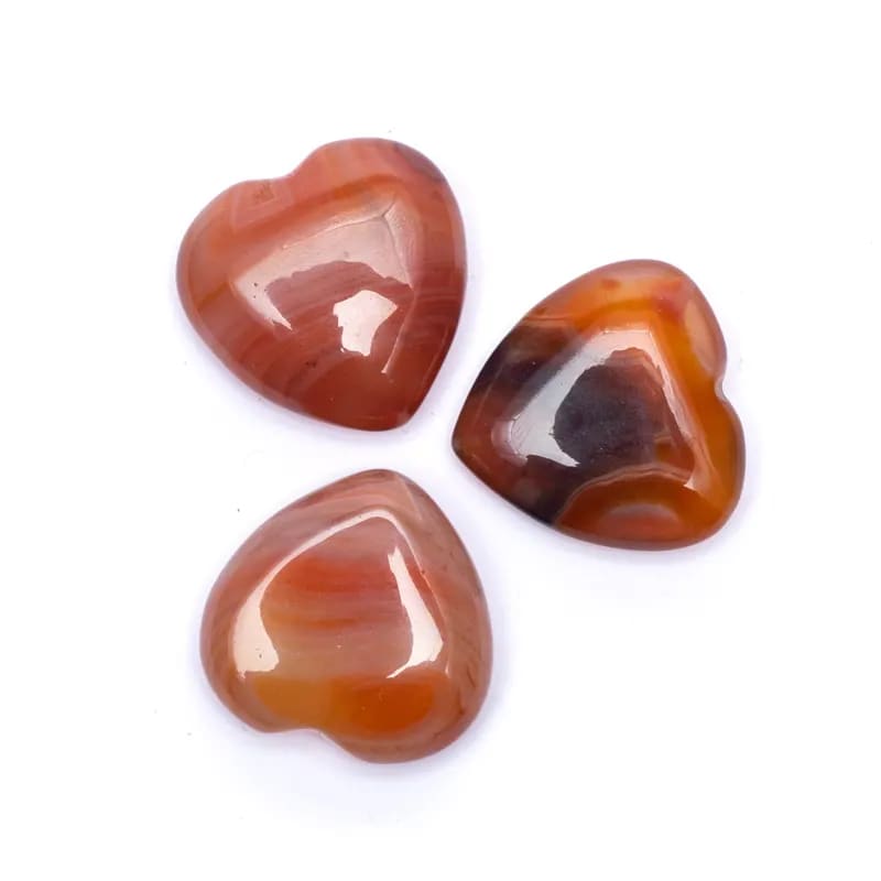 Handschmeichler Herz Karneol 3 cm