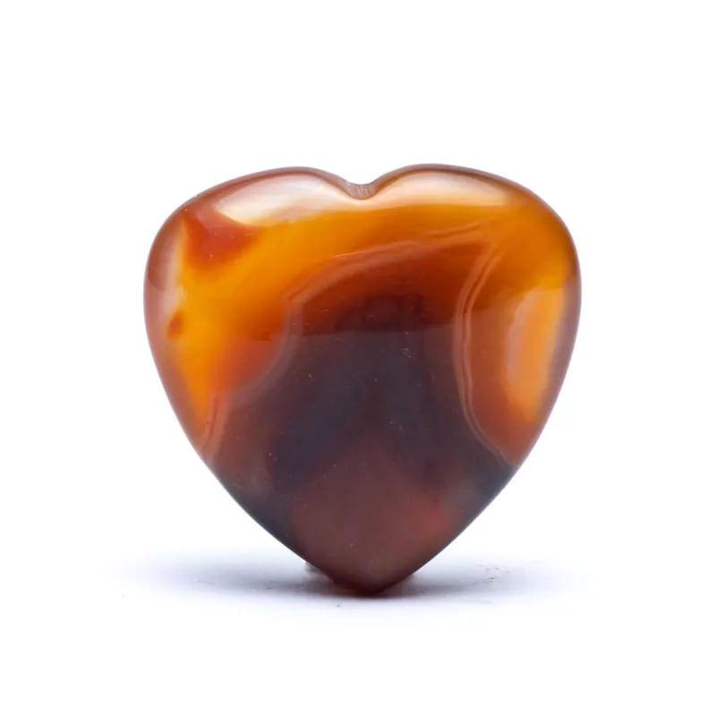 Handschmeichler Herz Karneol 3 cm
