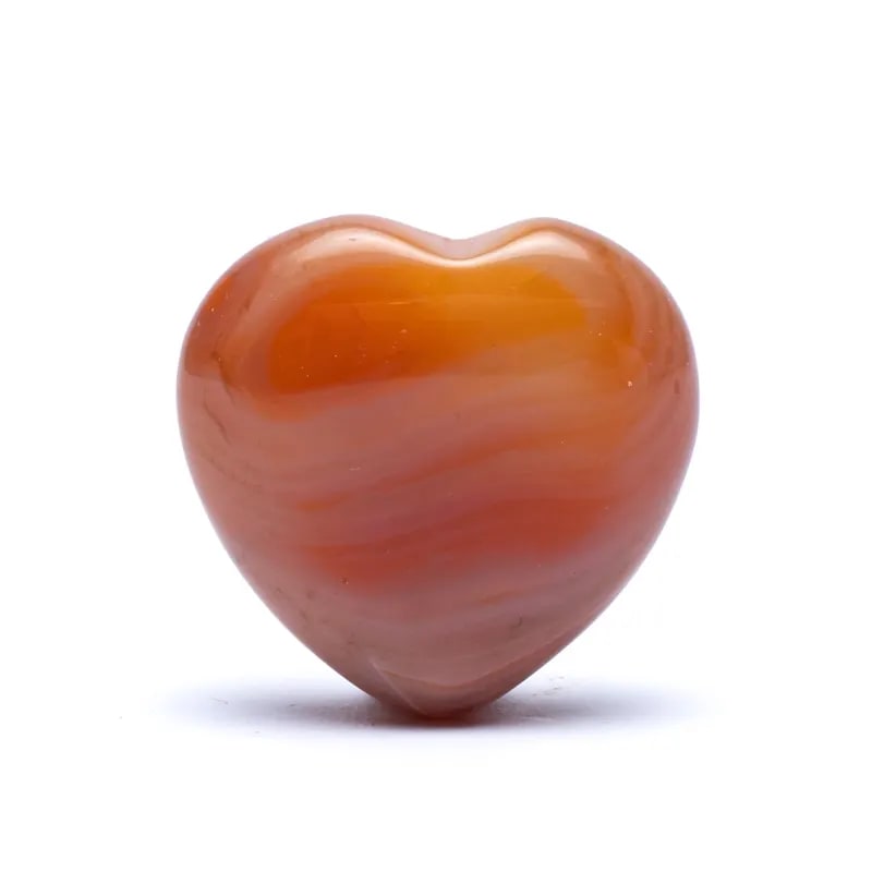 Handschmeichler Herz Karneol 3 cm