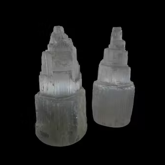 Selenit Turm Groß 15 cm x 7 cm, 600g