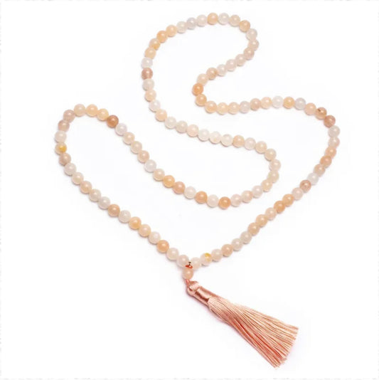 Mala rosa Aventurin mit Quaste