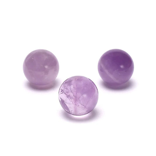 Feng Shui Amethyst Kugeln, 2 Stück, je 2,5 cm